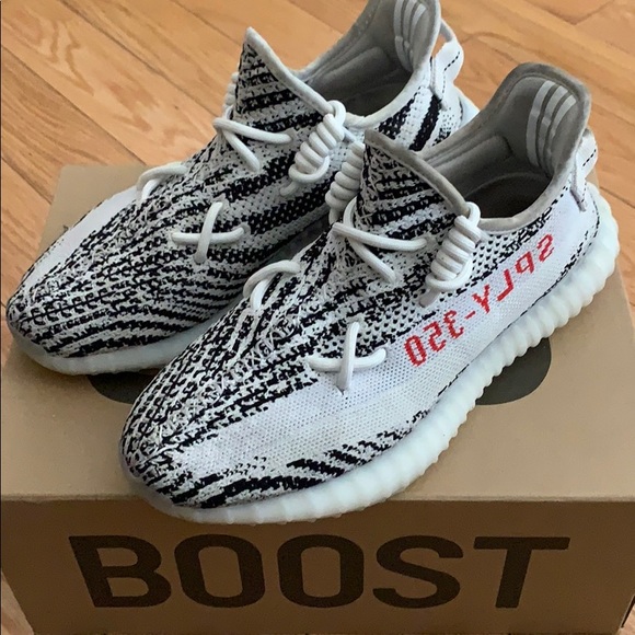zebra yeezys